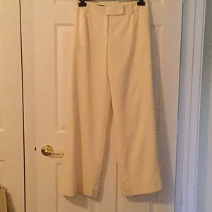 Escada Cream Colored Lined Pants